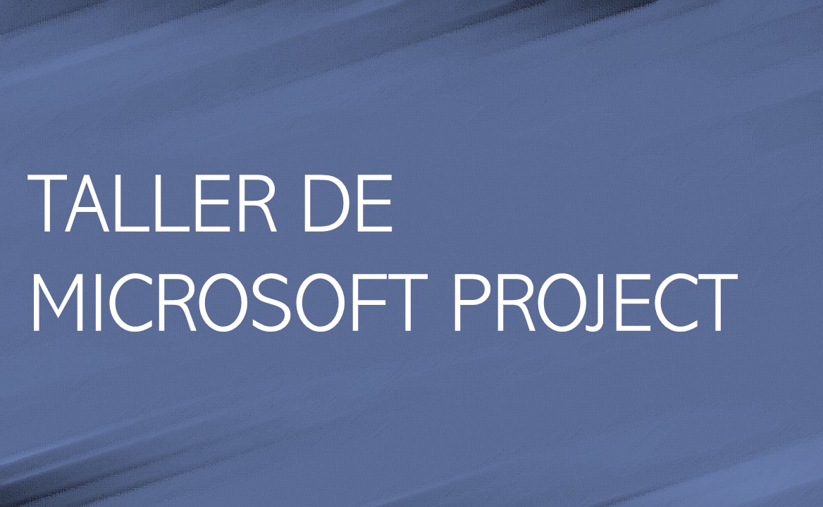 TALLER DE MICROSOFT PROJECT